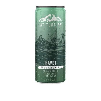 Energidryck Havet Krusbär Kiwi 33cl Latitude 65.