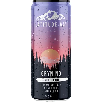 Energidryck Gryning Smultron 33cl Latitude 65.