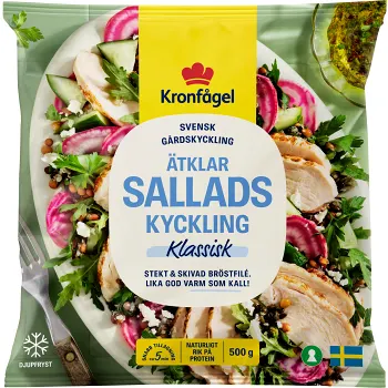 Ätklar salladskyckling klassisk 500g Kronfågel.