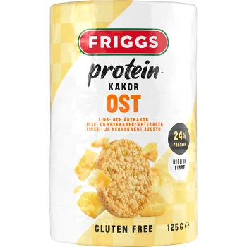 Proteinkakor Ost 125g Friggs.
