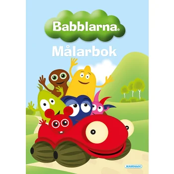Målarbok Babblarna Kärnan.