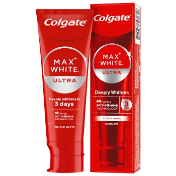 Tandkräm Max White Ultra Active Foam 75ml Colgate.