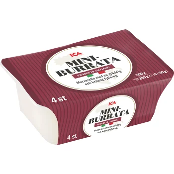 Mini Burrata 4-p 500g ICA.