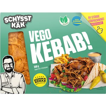 Vegokebab 350g Schysst käk.