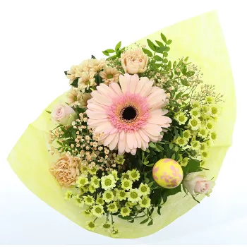 Bukett Påsk 40cm gul.