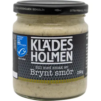 Sill med smak av Brynt Smör 250g Klädesholmen.