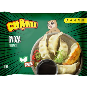 Gyoza vegetarisk 320g Cham.