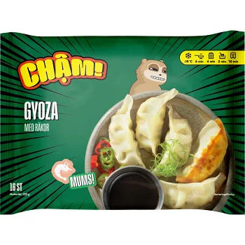 Gyoza med räkor 320g Cham.
