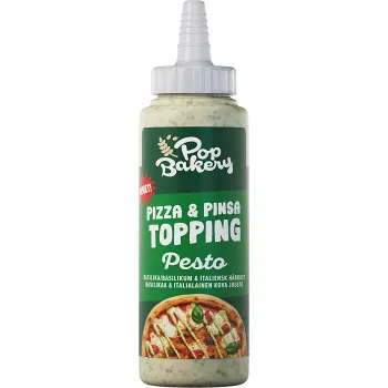 Toppingsås Pesto 250ml POP! Bakery.