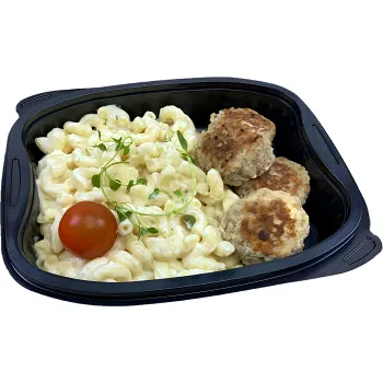 Stuvade Makaroner Och Köttbullar 474g Jätten Cater.