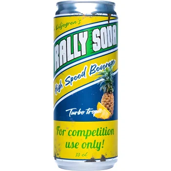 Läsk Turbo Tropic 330ml Rally Soda.