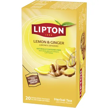Örtte Lemon/Ginger Refresh Lipton.