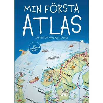 Min första atlas : lär dig om världens länder.