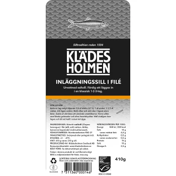Inläggningssill 390g Klädesholmen.