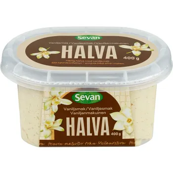 Halva Vaniljsmak 400g Sevan.
