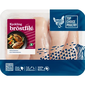 Kycklingbröstfilé Färsk 800g Top Choice Poultry.