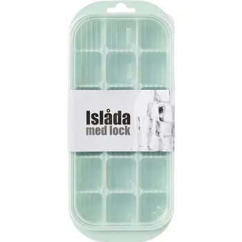 Islåda med lock blandade färger.