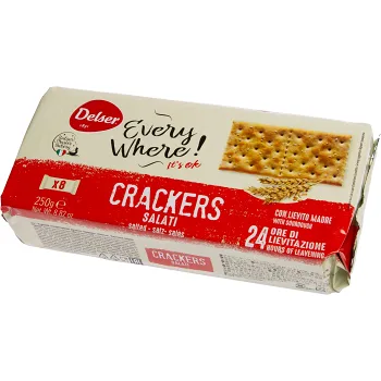 Crackers Saltade 250g Delser.