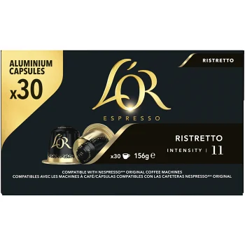 Kaffekapslar Espresso Ristretto 30-pack L'Or.