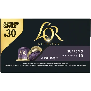 Kaffekapslar Espresso Supremo 30-pack L'Or.
