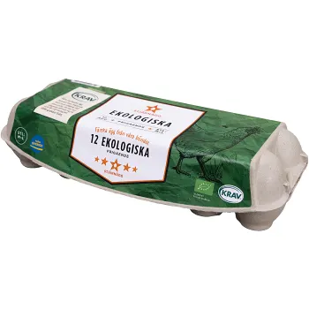 Ägg Ekologiska KRAV 12-p Stjärnägg.