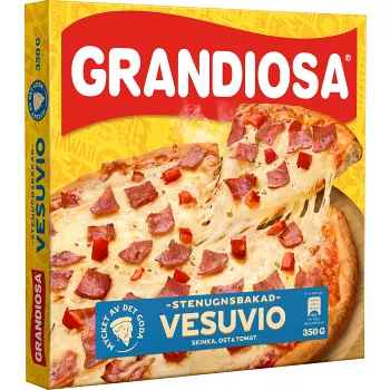 Pizza Vesuvio Fryst 350g Grandiosa.