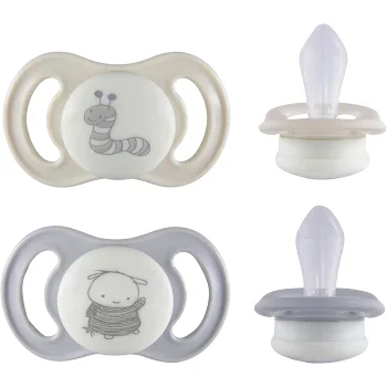 Napp Happy Mini Glow Silikon 2-p 0m+ Esska.