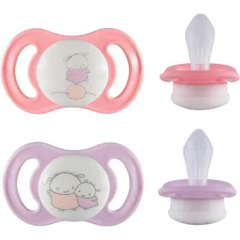 Napp Happy Mini Glow Silikon 2-p 0m+ Esska.