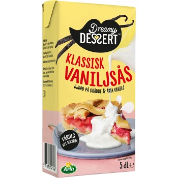 Vaniljsås Klassisk 10% 5dl Dreamy Dessert.