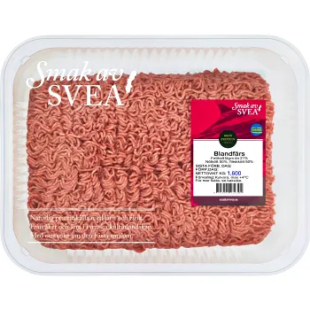 Blandfärs 50/50 ca 1,6kg Smak Av Svea.