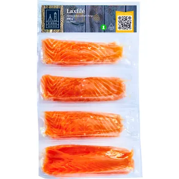 Laxportioner Frysta4-pack 400g Vinga Seafood.