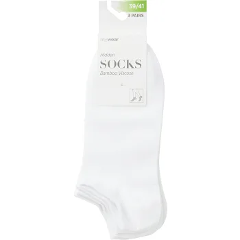 Hiddensocka 3p vit 39/41 mywear.