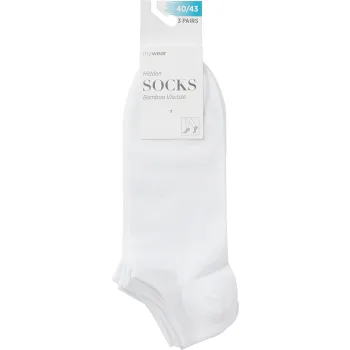 Hiddensocka 3p vit 40/43 mywear.