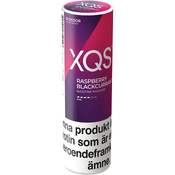 XQS Rasberry Blackcurrant 8mg Stock.