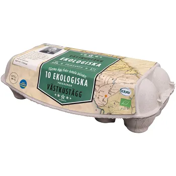 Ägg Ekologiska M/L 10-p Stjärnägg.