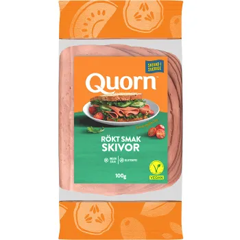 Veganskivor Rökt smak 100g Quorn.