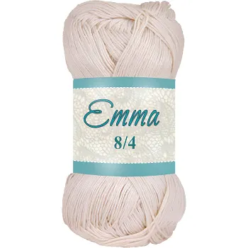 Garn Emma 005 Ecru 100g Falkgarn.