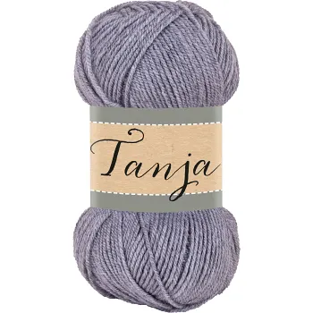 Garn Tanja 086 Mellangrå 100g Falkgarn.