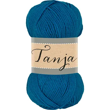 Garn Tanja 580 Petrol 100g Falkgarn.