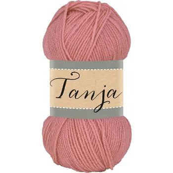 Garn Tanja 811 Gammelrosa 100g Falkgarn.
