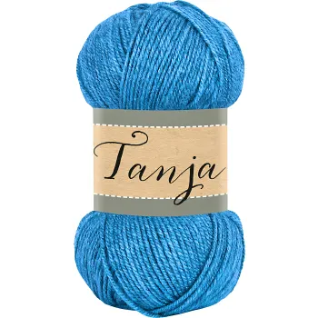 Garn Tanja 819 Ljusblå 100g Falkgarn.