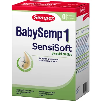 Modersmjölksersättning BabySemp 1 Sensisoft Lemolac 0m 700g Semper.