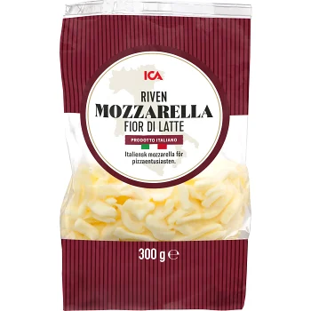 Riven Mozzarella Fior di latte 300g ICA.