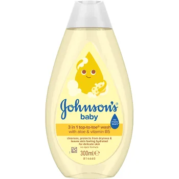 Hår- och kroppstvål Baby 3 in 1 Top-to-Toe® wash 300ml Natusan Baby.