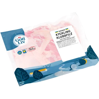 Kycklingsteak med skinn 820g ICA Gott Liv.