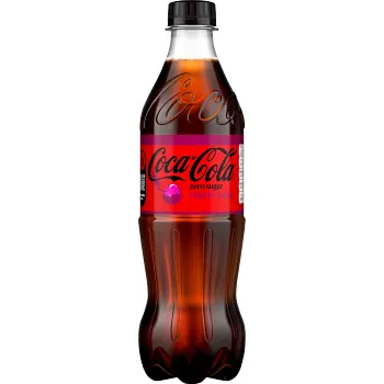 Läskedryck Cherry Zero Sugar 50cl Coca-Cola.