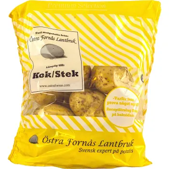 Kok Och Stek Fast Potatis 900g Klass 1 Östra Fornås Lantbruk.