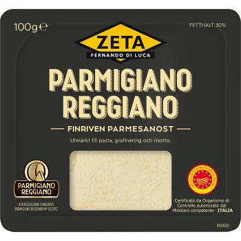 Parmesanost Parmigiano Reggiano finriven 100 g Zeta.