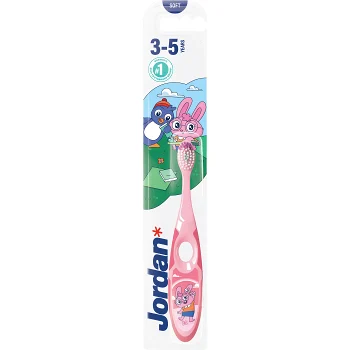 Barntandborste Step by step 3-5 år 1-p Jordan.