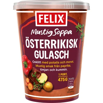 Österikisk Gulaschsoppa 475g Felix.